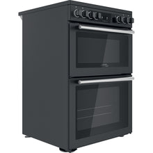 Load image into Gallery viewer, Hotpoint CD67V9H2CA/UK Electric Freestanding 60cm Double Cooker - Dark Grey
