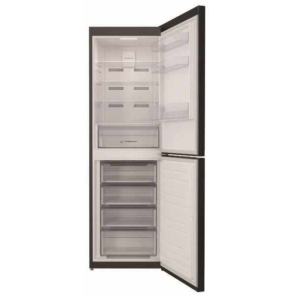 Indesit INFC850TI1K1 60cm Frost Free Fridge Freezer Black 1.86m F Rated