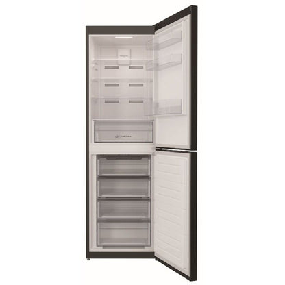 Indesit INFC850TI1K1 60cm Frost Free Fridge Freezer Black 1.86m F Rated