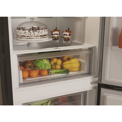 Indesit INFC850TI1K AQUA1 Black Frost Free Fridge Freezer