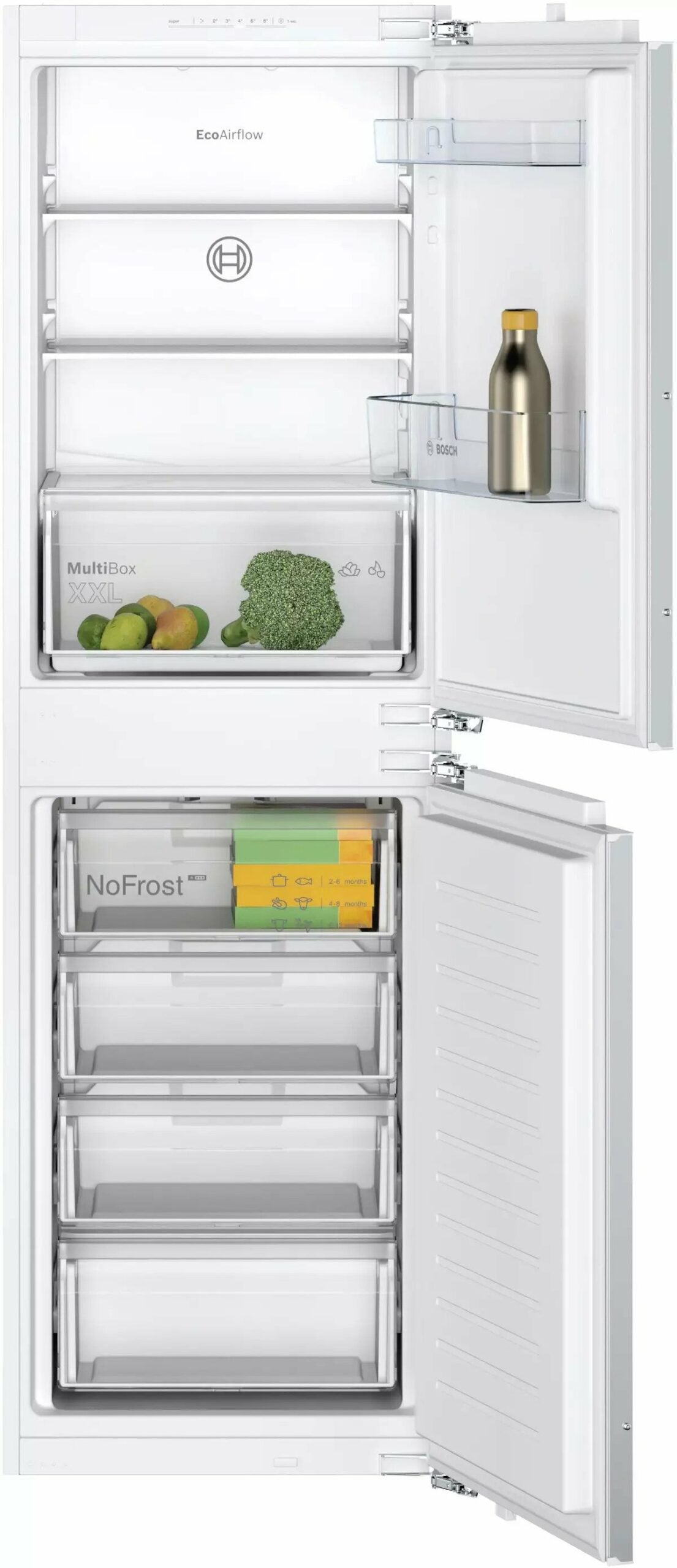 Bosch KIN85NSE0G Serie 2 Frost Free Integrated Fridge Freezer