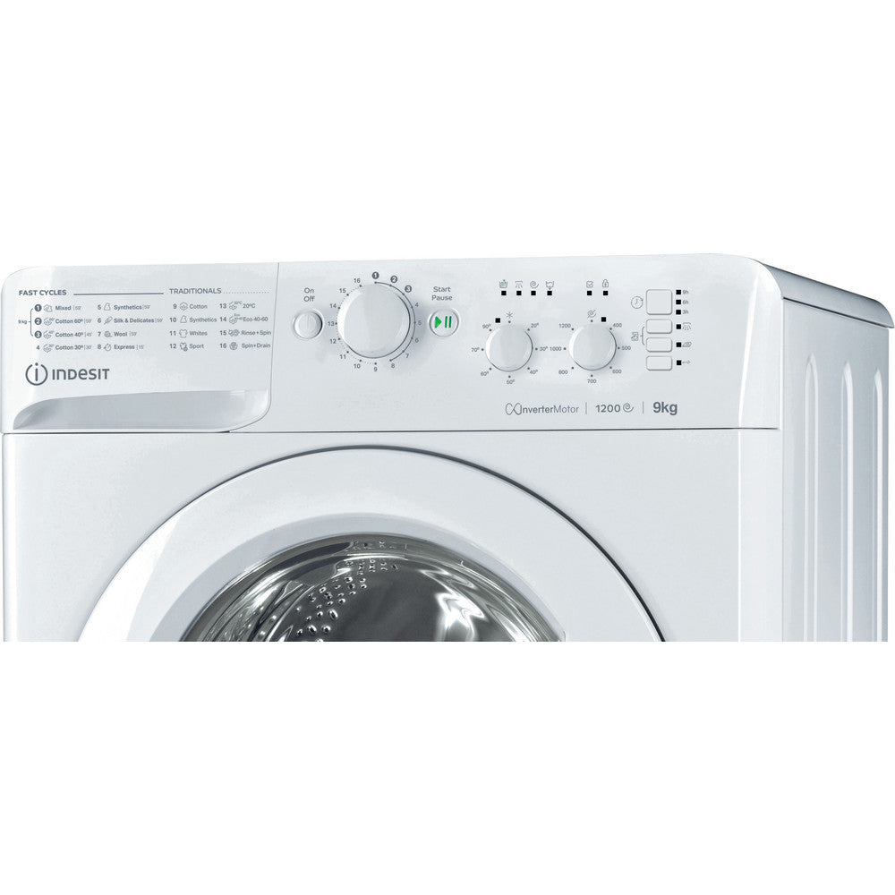 Indesit MTWC91295W 9Kg 1200 Spin Washing Machine