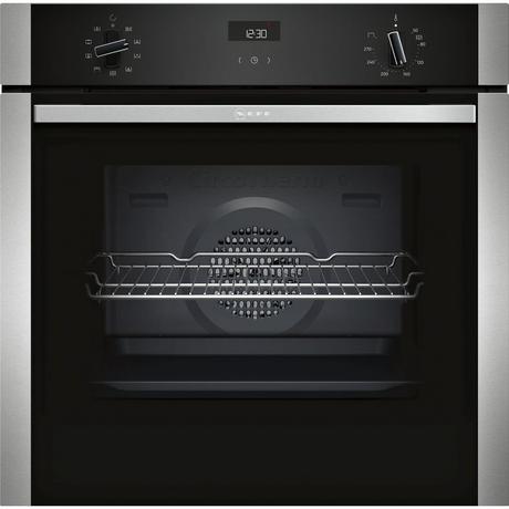 Neff B1ACE4HN0B Electric CircoTherm® Single Oven - Black/Steel