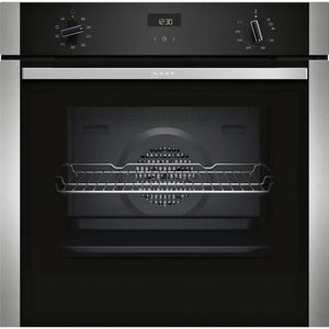 Neff B1ACE4HN0B Electric CircoTherm® Single Oven - Black/Steel