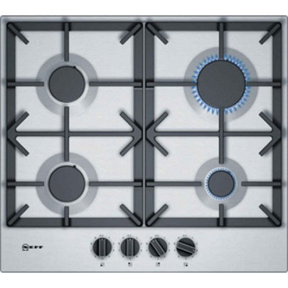 Neff T26DS49N0 4 Burner Gas Hob Stainless Steel