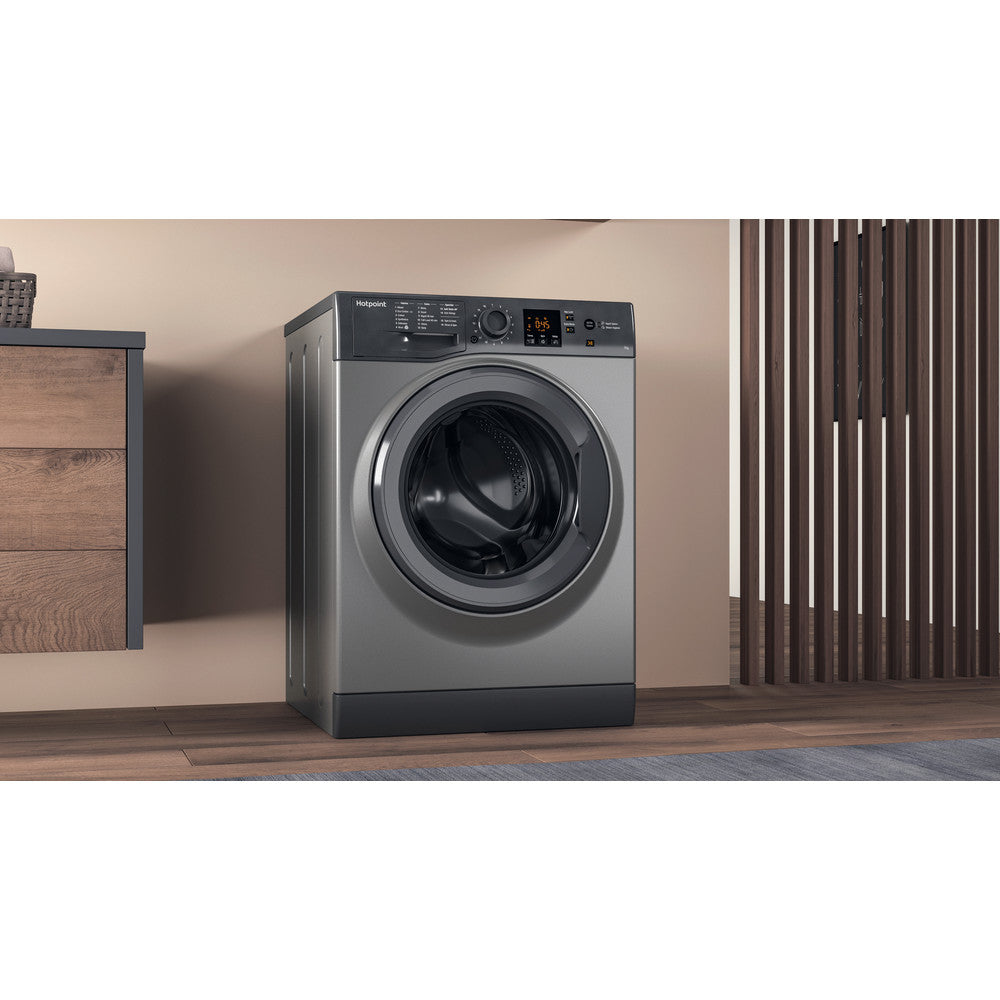 Hotpoint  NSWF946GGUK Graphite 9Kg 1400 Spin Washing Machine