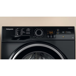 Hotpoint NSWM1045CBS 10KG Washing Machine - Black