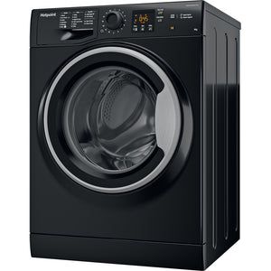 Hotpoint NSWF945CBSUKN Black 9Kg 1400 Spin Washing Machine