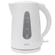 Igenix IG7105 1.7 Litre Jug Kettle White 3kW rapid boil