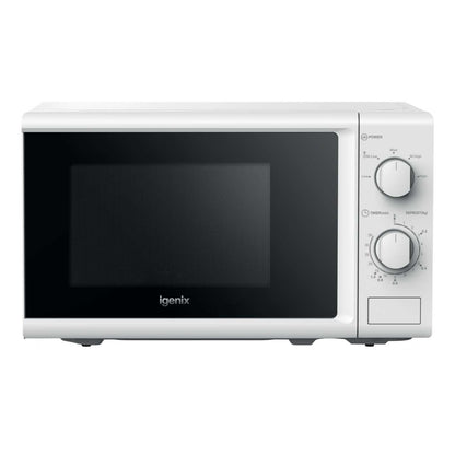 Igenix IGM0820W 20Litre 800W Manual Microwave White