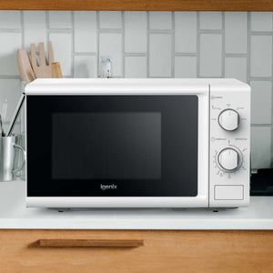 Igenix IGM0820W 20Litre 800W Manual Microwave White