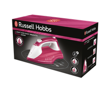 Load image into Gallery viewer, Russell Hobbs 26480 Light &amp; Easy Brights Steam Iron in Berry
