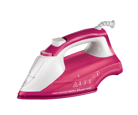 Russell Hobbs 26480 Light & Easy Brights Steam Iron in Berry