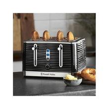 Load image into Gallery viewer, Russell Hobbs 24381 Inspire 4 Slice Toaster Black
