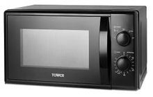 Load image into Gallery viewer, Tower T24034BLK Black 20Litre 700W Microwave Oven
