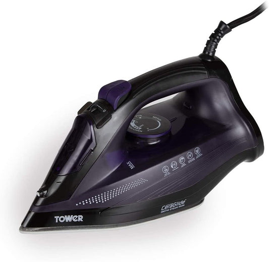 Tower T22011 2600Watt CeraGlide Ceramic Soleplate Steam Iron