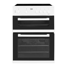 Load image into Gallery viewer, Beko EDC611W White Double Oven Electric Cooker
