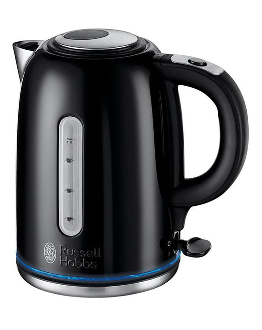 Russell Hobbs 20462 Buckingham Quiet Boil 3000W 1.7L Jug Kettle - Black