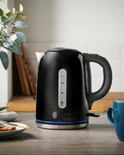 Load image into Gallery viewer, Russell Hobbs 20462 Buckingham Quiet Boil 3000W 1.7L Jug Kettle - Black
